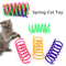 Interactive Cat Spring Toy Set Colorful Cat Spring Toys For Indoor Hunting Play 2