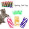 Interactive Cat Spring Toy Set Colorful Cat Spring Toys For Indoor Hunting Play 11