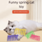 Interactive Cat Spring Toy Set Colorful Cat Spring Toys For Indoor Hunting Play 0