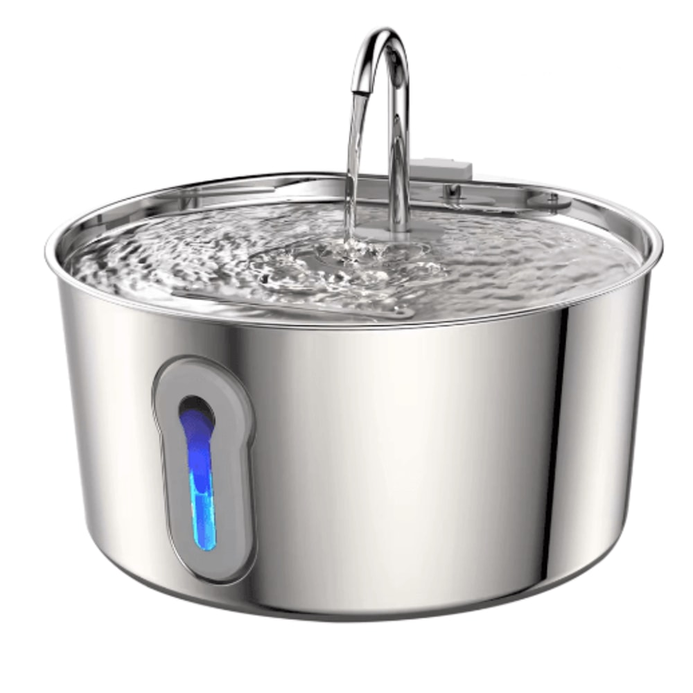 Stainless Steel Automatic Cat Water Fountain Cat Water Fountain With Filter For Cats Dogs 1