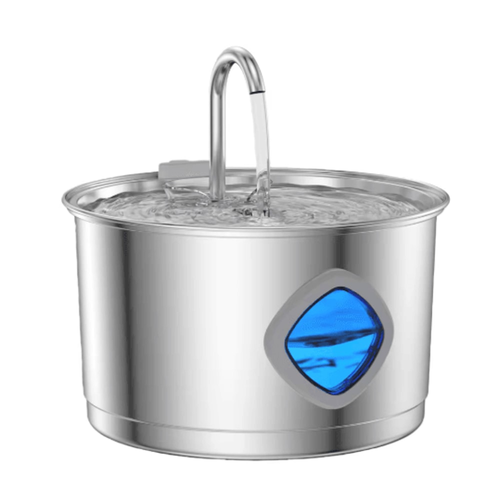 Stainless Steel Automatic Cat Water Fountain Cat Water Fountain With Filter For Cats Dogs 10
