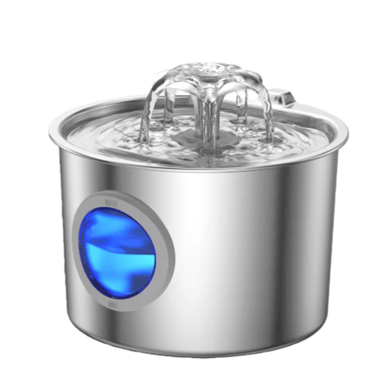 Stainless Steel Automatic Cat Water Fountain Cat Water Fountain With Filter For Cats Dogs 11