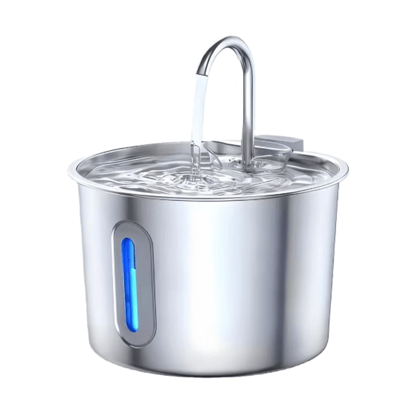 Stainless Steel Automatic Cat Water Fountain Cat Water Fountain With Filter For Cats Dogs 12