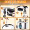 Stainless Steel Automatic Cat Water Fountain Cat Water Fountain With Filter For Cats Dogs 15