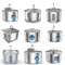 Stainless Steel Automatic Cat Water Fountain Cat Water Fountain With Filter For Cats Dogs 0