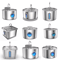 Stainless Steel Automatic Cat Water Fountain Cat Water Fountain With Filter For Cats Dogs 0