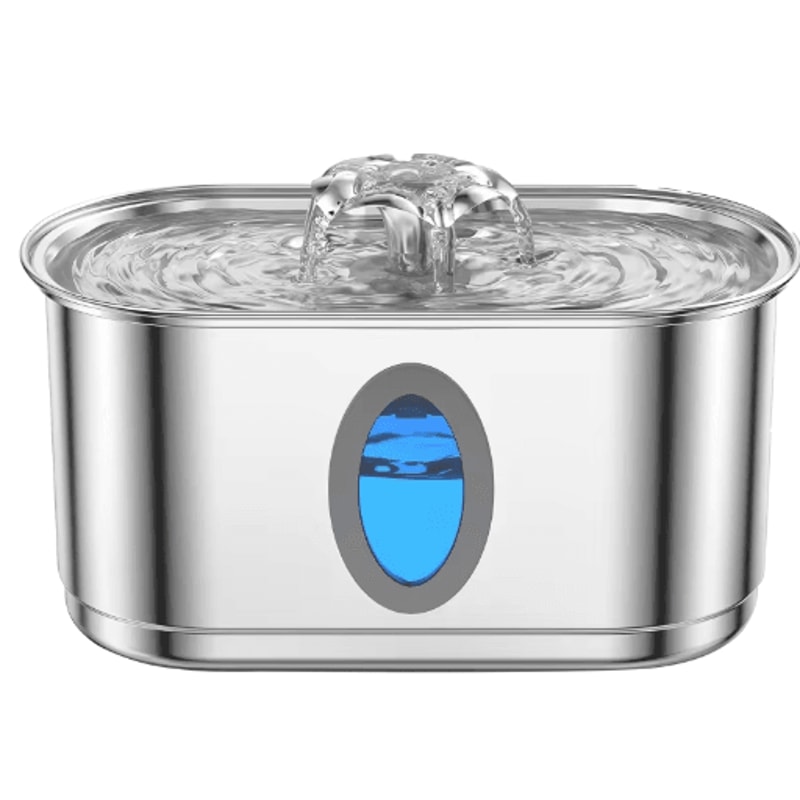 Stainless Steel Automatic Cat Water Fountain Cat Water Fountain With Filter For Cats Dogs 4