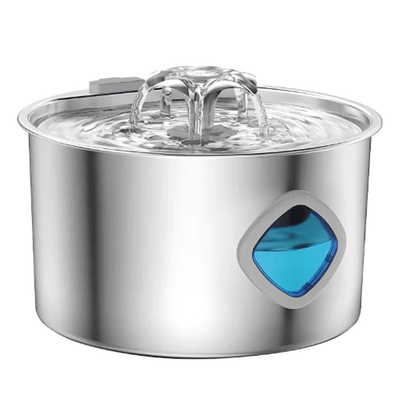 Stainless Steel Automatic Cat Water Fountain Cat Water Fountain With Filter For Cats Dogs 5