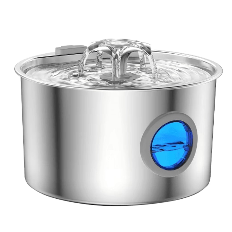 Stainless Steel Automatic Cat Water Fountain Cat Water Fountain With Filter For Cats Dogs 6