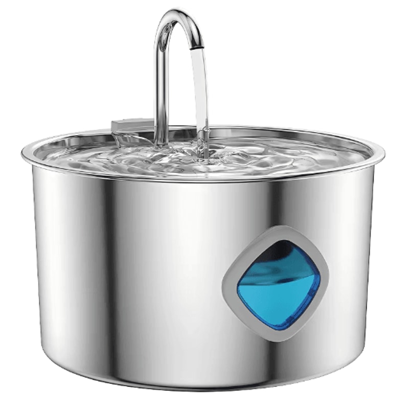 Stainless Steel Automatic Cat Water Fountain Cat Water Fountain With Filter For Cats Dogs 7