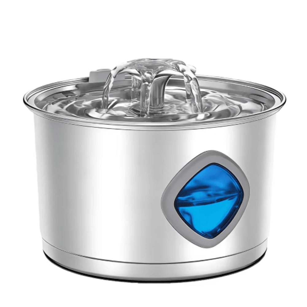 Stainless Steel Automatic Cat Water Fountain Cat Water Fountain With Filter For Cats Dogs 9