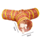 Collapsible Cat Tunnel Play Tube Cat Tunnel For Indoor Outdoor Exercise Hiding Interactive Play 1