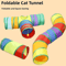 Collapsible Cat Tunnel Play Tube Cat Tunnel For Indoor Outdoor Exercise Hiding Interactive Play 16