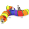Collapsible Cat Tunnel Play Tube Cat Tunnel For Indoor Outdoor Exercise Hiding Interactive Play 5