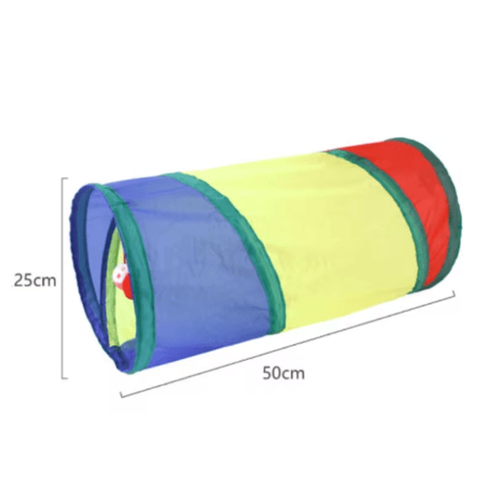 Collapsible Cat Tunnel Play Tube Cat Tunnel For Indoor Outdoor Exercise Hiding Interactive Play 7