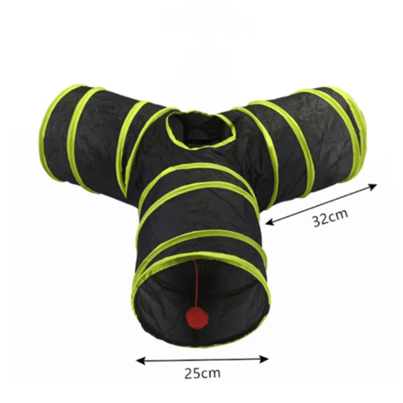 Collapsible Cat Tunnel Play Tube Cat Tunnel For Indoor Outdoor Exercise Hiding Interactive Play 9