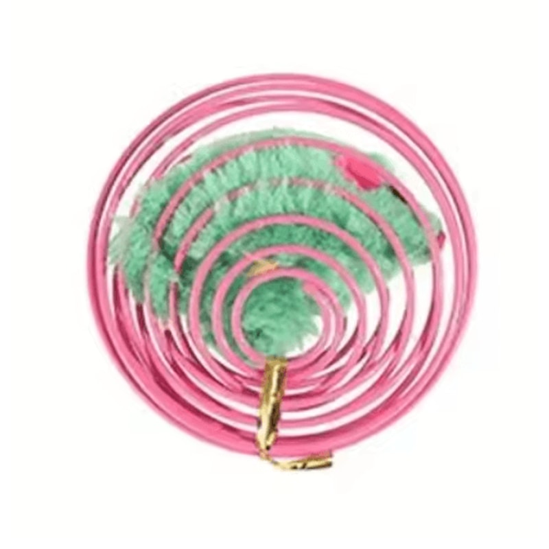 Interactive Cat Toy Ball Spring Set Cat Toy Balls For Chasing Hunting Active Play 3