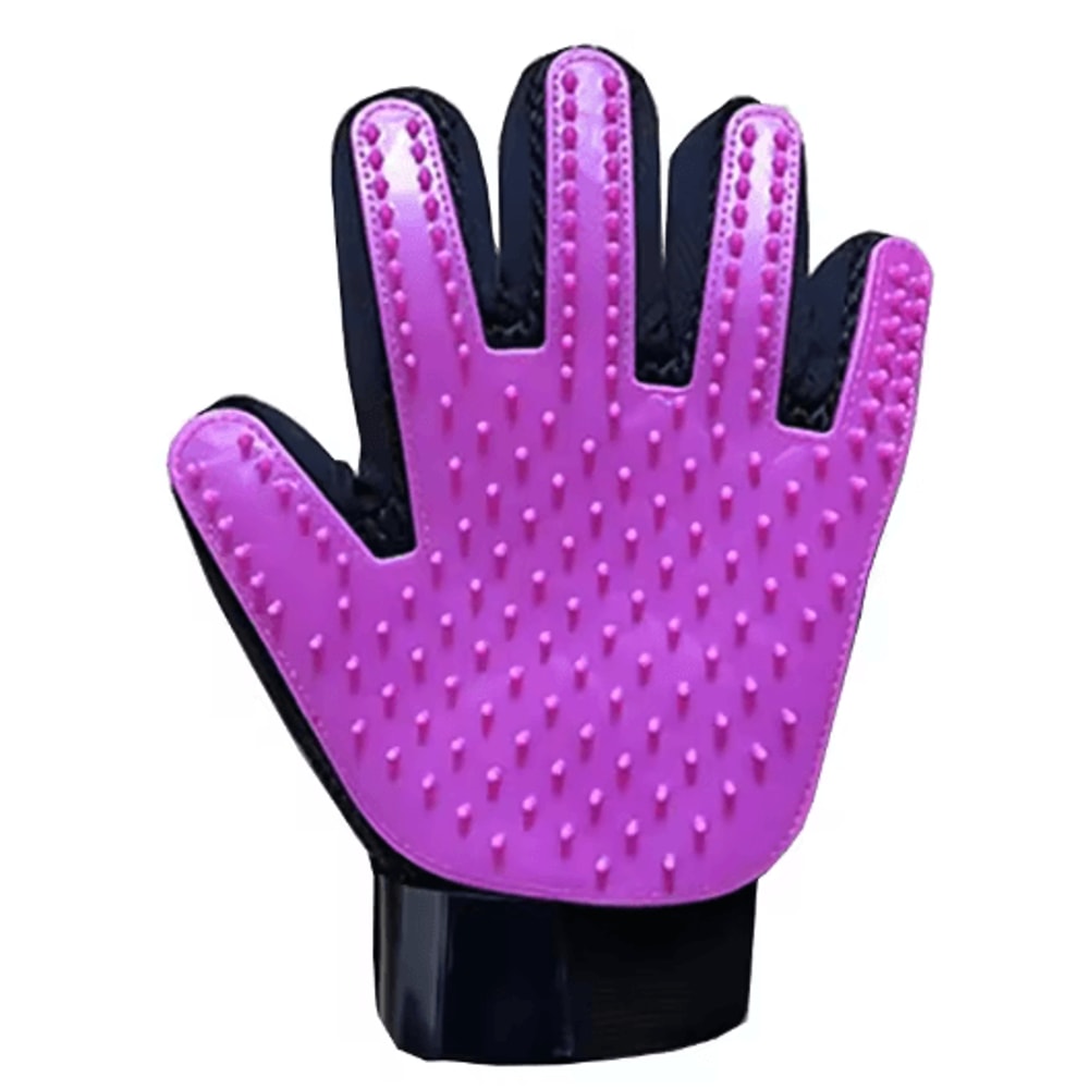 Pet Grooming Deshedding Glove Pet Grooming Glove For Gentle Hair Removal Bathing Massage 1