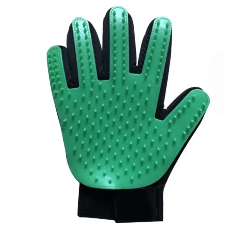 Pet Grooming Deshedding Glove Pet Grooming Glove For Gentle Hair Removal Bathing Massage 3