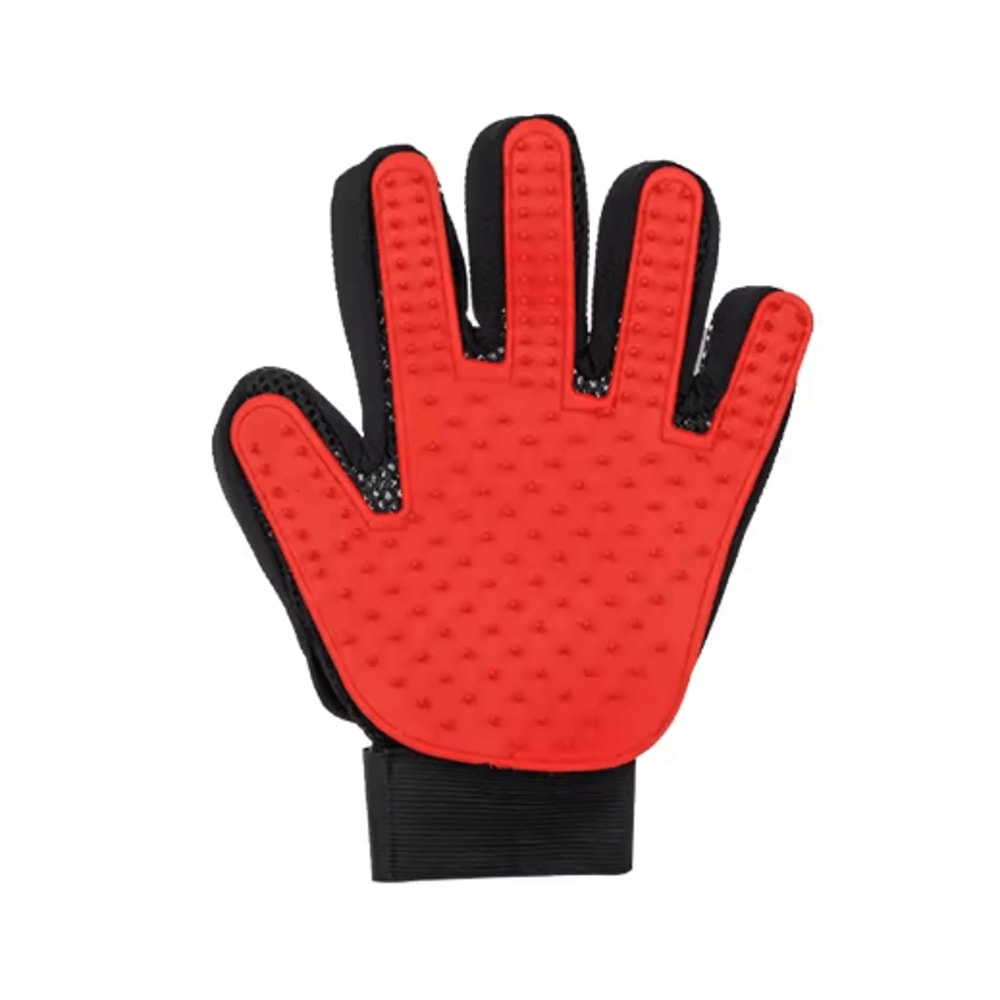 Pet Grooming Deshedding Glove Pet Grooming Glove For Gentle Hair Removal Bathing Massage 4