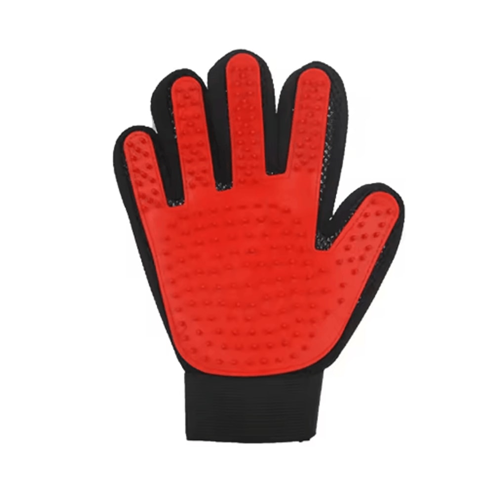 Pet Grooming Deshedding Glove Pet Grooming Glove For Gentle Hair Removal Bathing Massage 5