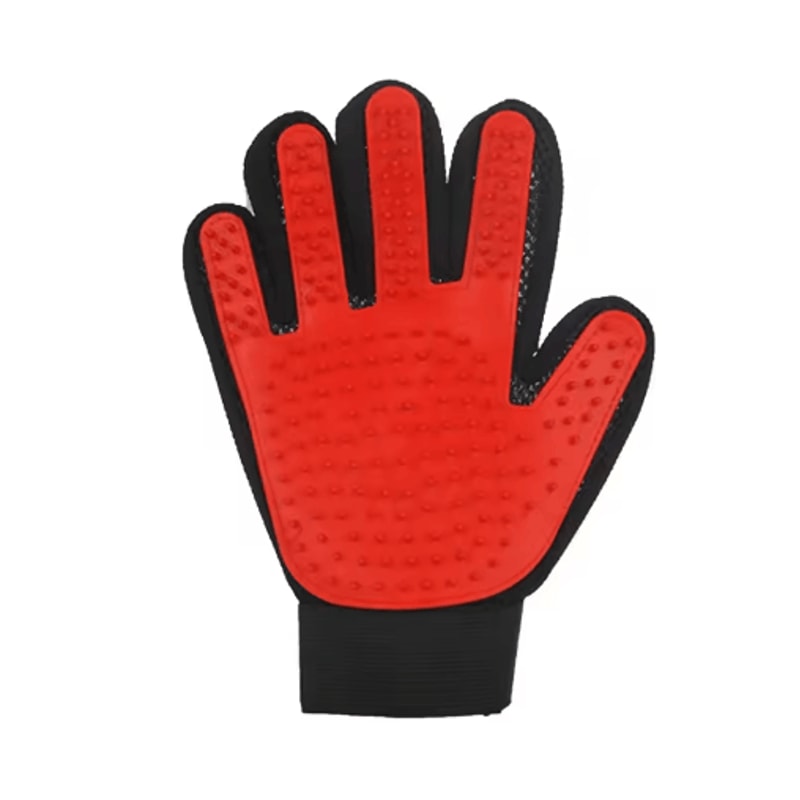 Pet Grooming Deshedding Glove Pet Grooming Glove For Gentle Hair Removal Bathing Massage 5