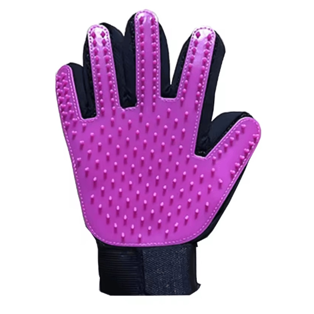 Pet Grooming Deshedding Glove Pet Grooming Glove For Gentle Hair Removal Bathing Massage 12