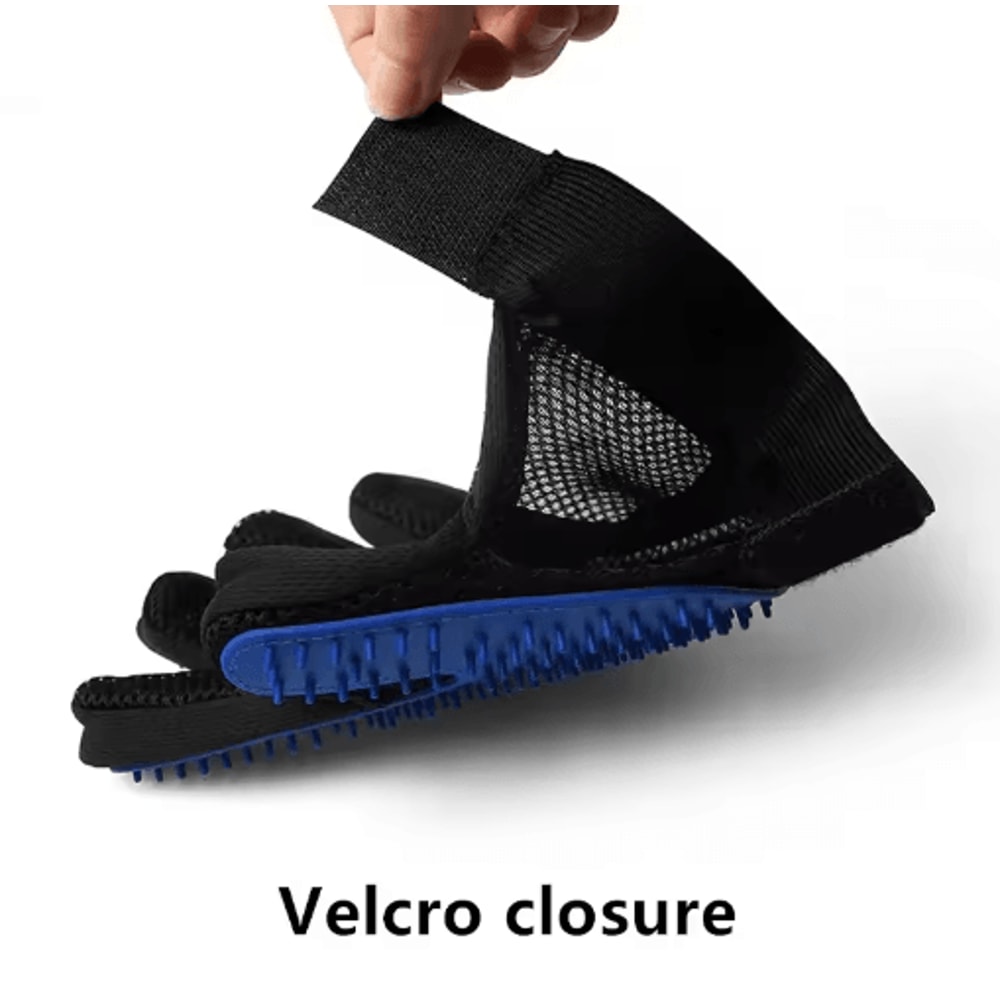 Pet Grooming Deshedding Glove Pet Grooming Glove For Gentle Hair Removal Bathing Massage 14