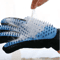 Pet Grooming Deshedding Glove Pet Grooming Glove For Gentle Hair Removal Bathing Massage 0