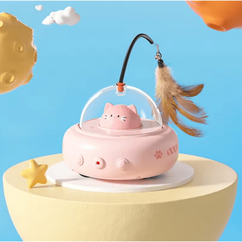 Smart Hanging Cat Toy Interactive Cat Toy With Electric Motion Scratch Rope For SelfPlay Fun 3