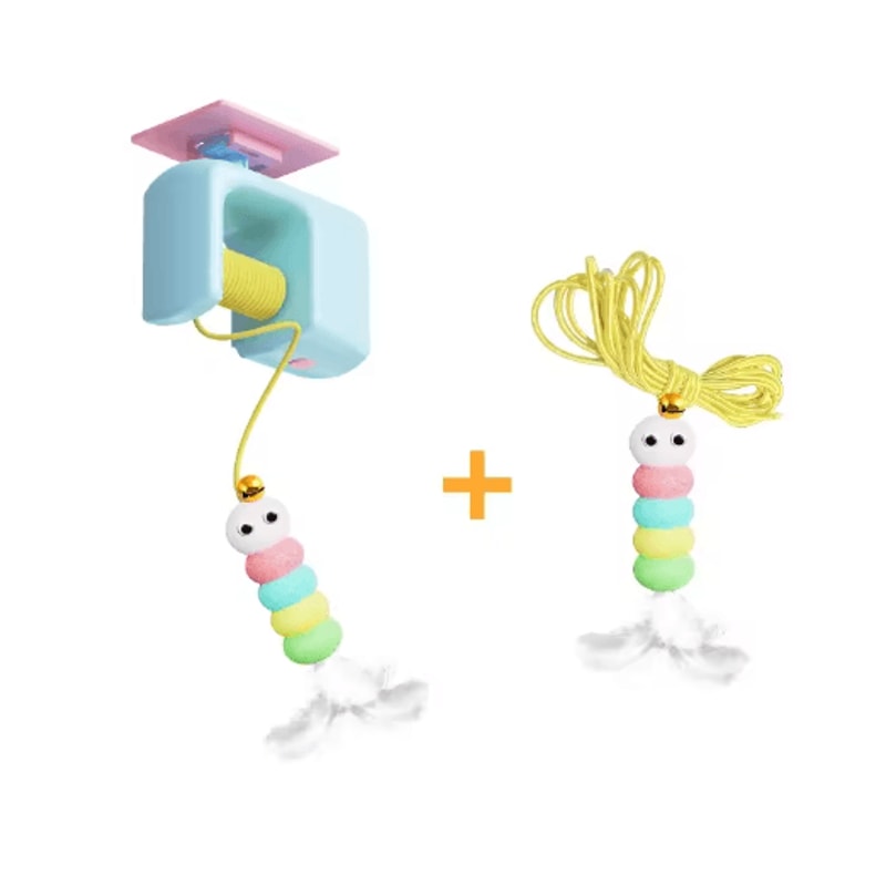 Smart Hanging Cat Toy Interactive Cat Toy With Electric Motion Scratch Rope For SelfPlay Fun 4