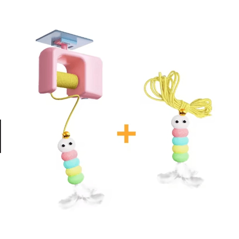 Smart Hanging Cat Toy Interactive Cat Toy With Electric Motion Scratch Rope For SelfPlay Fun 5