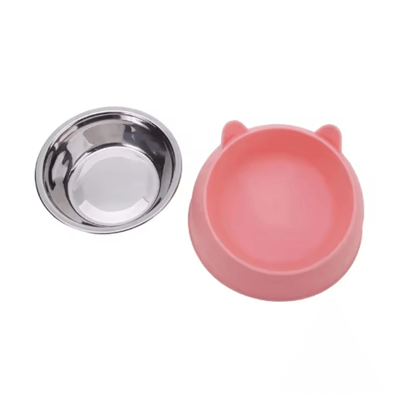 Elevated Stainless Steel Cat Feeding Bowl Cat Bowl With Ergonomic Inclined Design For Comfortable E 7