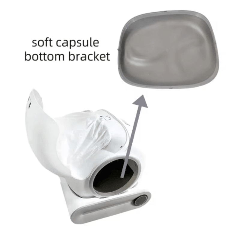 Automatic Cat Litter Box Silicone Collection Pad Cat Litter Mat For Cleaner Floors Easy Waste Mana 2
