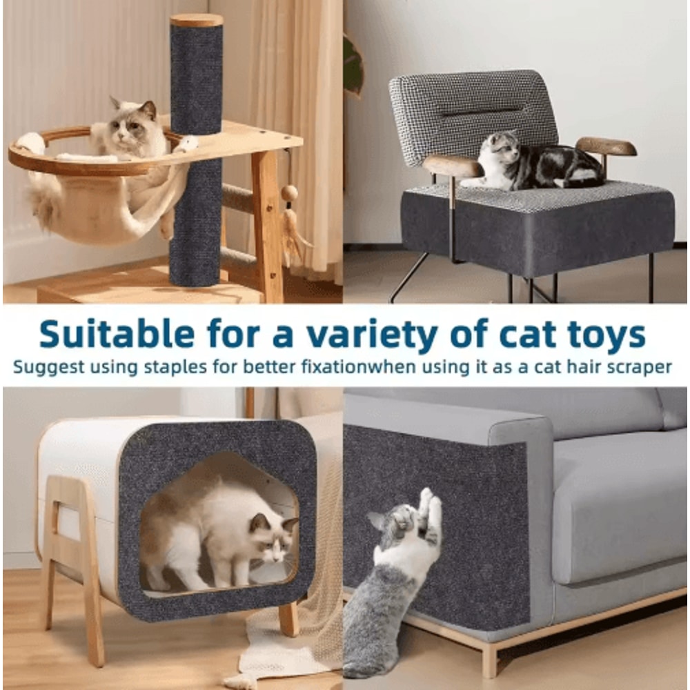 SelfAdhesive Cat Scratching Pad Cat Scratching Pad For Furniture Protection DIY Scratching Areas 4