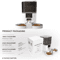 Smart Automatic Pet Feeder With Camera Automatic Cat Feeder With Timed Feeding HD Monitoring Dual 6