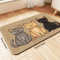 1pc NonSlip Cat Pattern Pet Feeding Mat Leakproof Easy To Clean Waterproof Surface To Prevent Stain 2