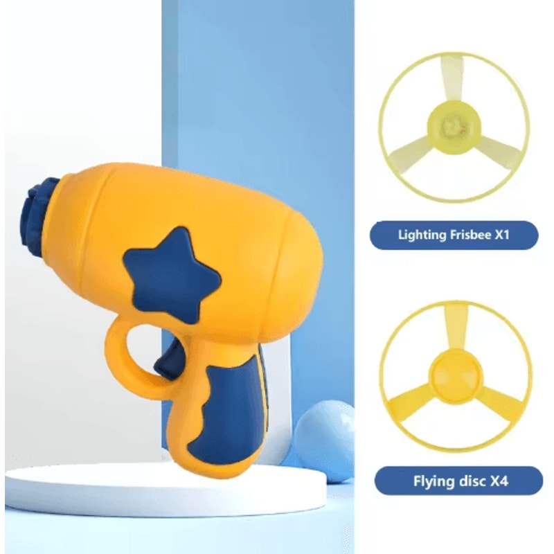 Flying Disc Launcher Cat Toy Interactive Cat Toy For Chasing Hunting Active Play 2