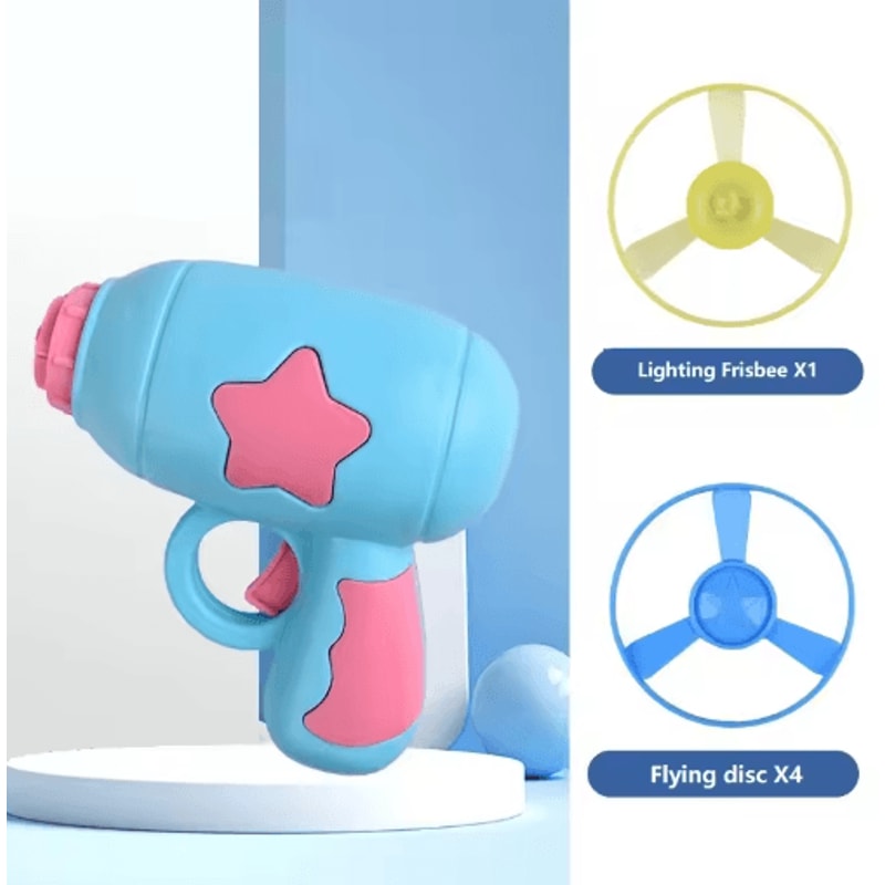 Flying Disc Launcher Cat Toy Interactive Cat Toy For Chasing Hunting Active Play 4