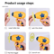 Flying Disc Launcher Cat Toy Interactive Cat Toy For Chasing Hunting Active Play 8