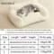 Cozy Striped Cat Sofa Bed Cat Sofa Bed For Small To Medium Cats With Soft All Season Comfort 3