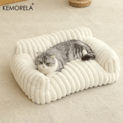 cozy striped cat sofa bed cat sofa bed for small to medium cats with soft all season comfort