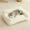 Cozy Striped Cat Sofa Bed Cat Sofa Bed For Small To Medium Cats With Soft All Season Comfort 0