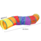Collapsible Cat Tunnel Play Tube Cat Tunnel For Indoor Outdoor Exercise Training Interactive Fun 7