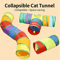 Collapsible Cat Tunnel Play Tube Cat Tunnel For Indoor Outdoor Exercise Training Interactive Fun 8