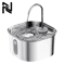 Stainless Steel Automatic Pet Water Fountain Cat Water Fountain With Ultra Quiet USB Pump Fresh Wa 0