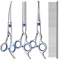 Professional 4in1 Pet Grooming Scissors Set Pet Grooming Scissors Kit For Cats Dogs 0