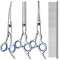 Professional 4in1 Pet Grooming Scissors Set Pet Grooming Scissors Kit For Cats Dogs 0