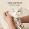 Cat Swaddle Wrap Restraint Blanket Cat Grooming Wrap For Safe Medication Nail Trimming StressFree 7