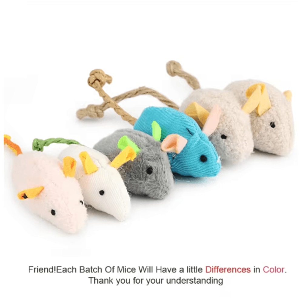 Interactive Plush Rat Cat Toy Cat Toy Mouse For Hunting Chasing Indoor Play 4